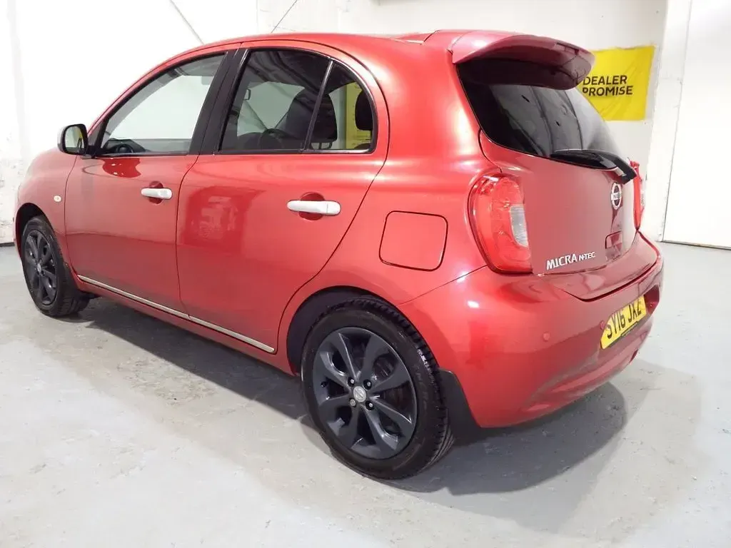 Used Nissan Micra N-TEC 80 HP (58 kW) 2016 Red Hatchback