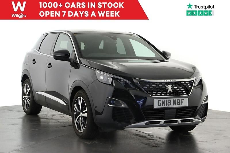 Used Peugeot 3008 GT-line 130 HP (95 kW) 2018 Black SUV