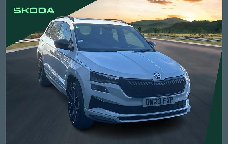 Used Skoda Karoq SportLine 147 HP (108 kW) 2023 White SUV