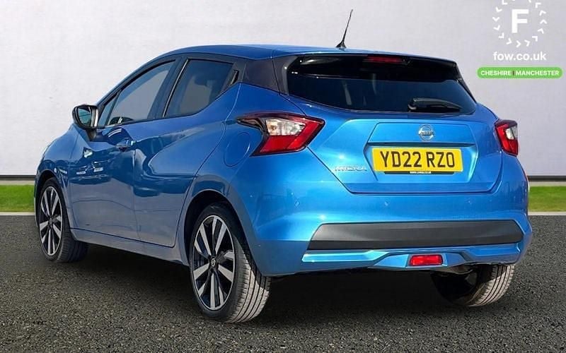Used Nissan Micra Tekna 92 HP (67 kW) 2022 Blue Hatchback