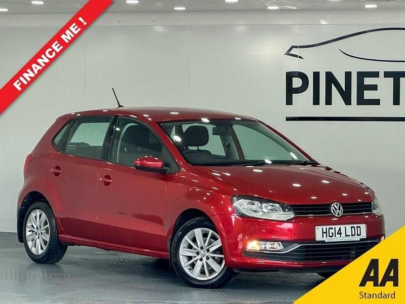 Red Used 2014 VW Polo SE Hatchback | £7,999 (Fair price) - Image 1/3