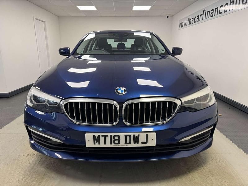 Used BMW 520 Comfort Edition 2018 Blue Sedan