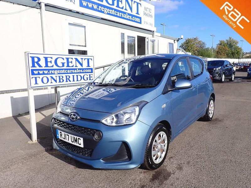 Blue Used 2017 Hyundai i10 SE Hatchback | £5,995 (Fair price) - Image 1/4