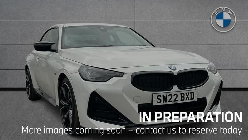White Used 2022 BMW M240 M Sport Coupe | £36,603 (Fair price) - Image 1/4