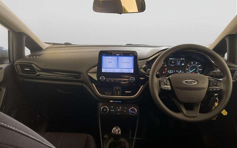 Used Ford Fiesta Trend 75 HP (55 kW) 2021 Blue Hatchback