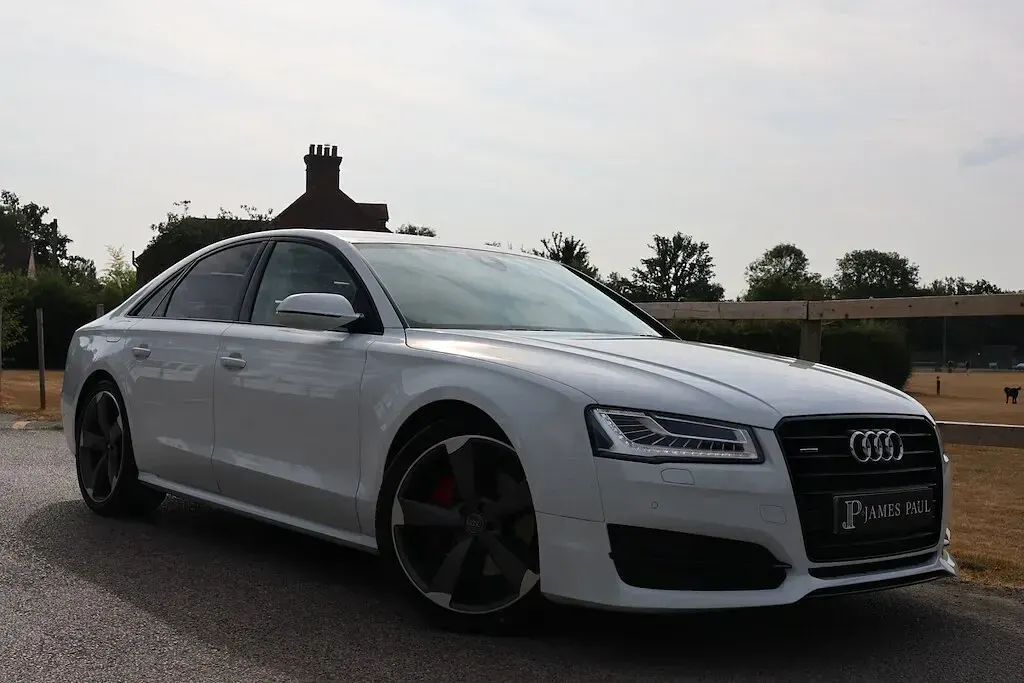 Used Audi A8 Black Edition 2017 White Sedan