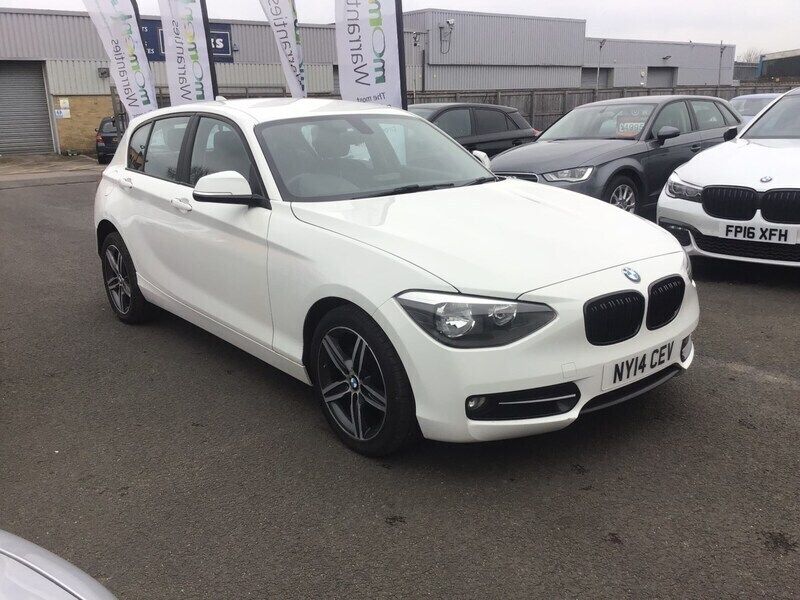 White Used 2014 BMW 116 Sport Line Hatchback | £4,995 (Good price) - Image 1/4