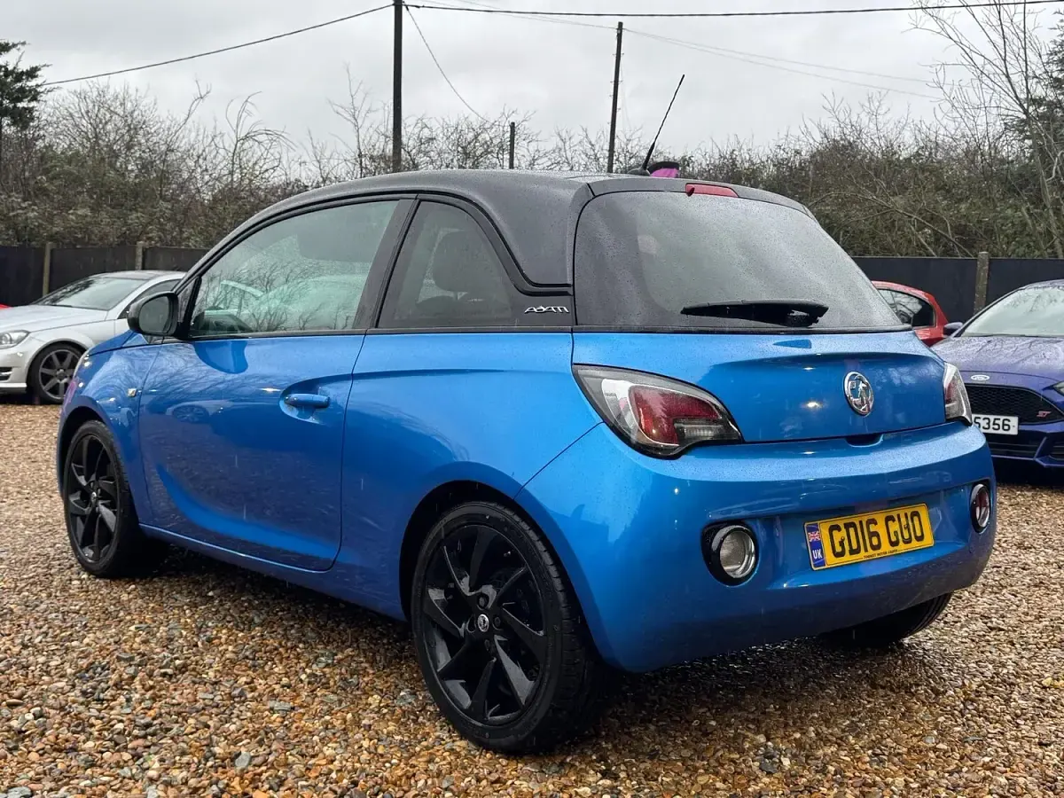 Used Vauxhall Adam S 70 HP (51 kW) 2016 Blue Hatchback