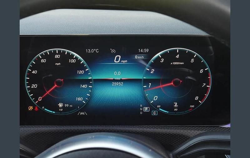 Used Mercedes CLA200 AMG Line Premium 161 HP (118 kW) 2022 Red Coupe