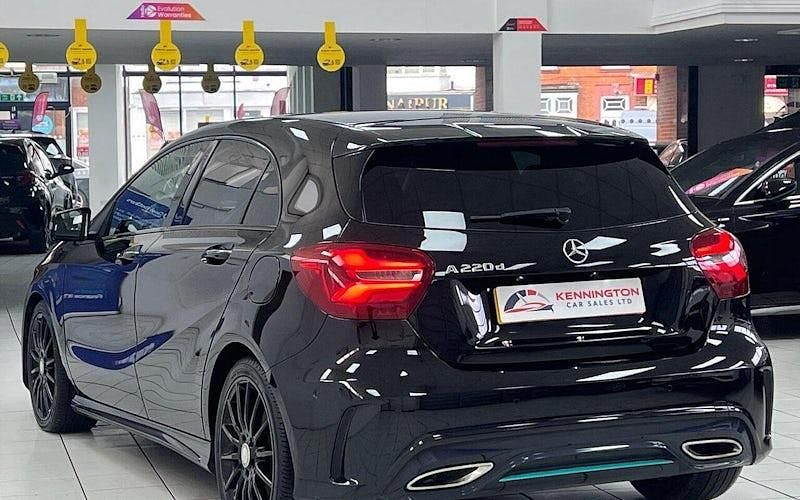 Used Mercedes A220 Premium 177 HP (130 kW) 2016 Black Hatchback