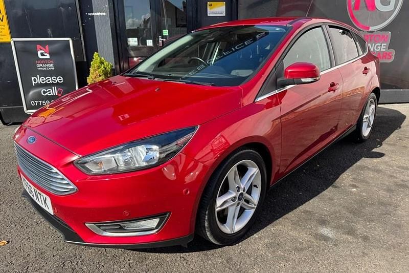 Red Used 2016 Ford Focus Titanium Hatchback | £5,990 (Fair price) - Image 1/1