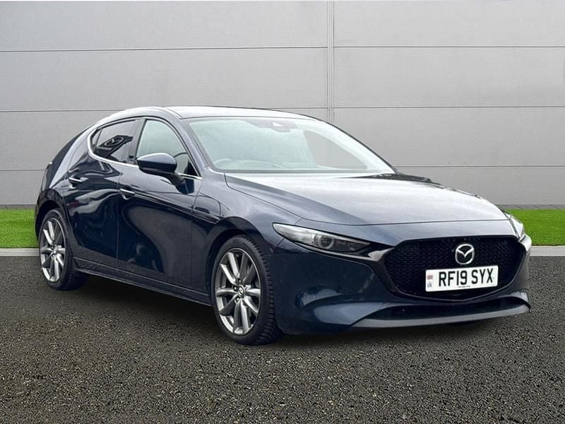 Used Mazda 3 Inclusive 2019 Blue Hatchback