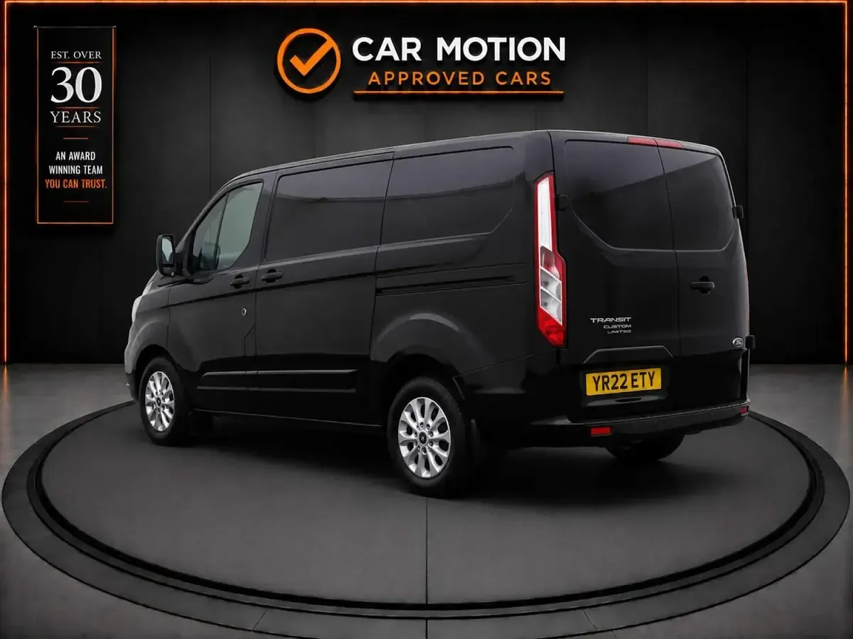 Used Ford Transit Custom Limited 130 HP (95 kW) 2022 Black Van