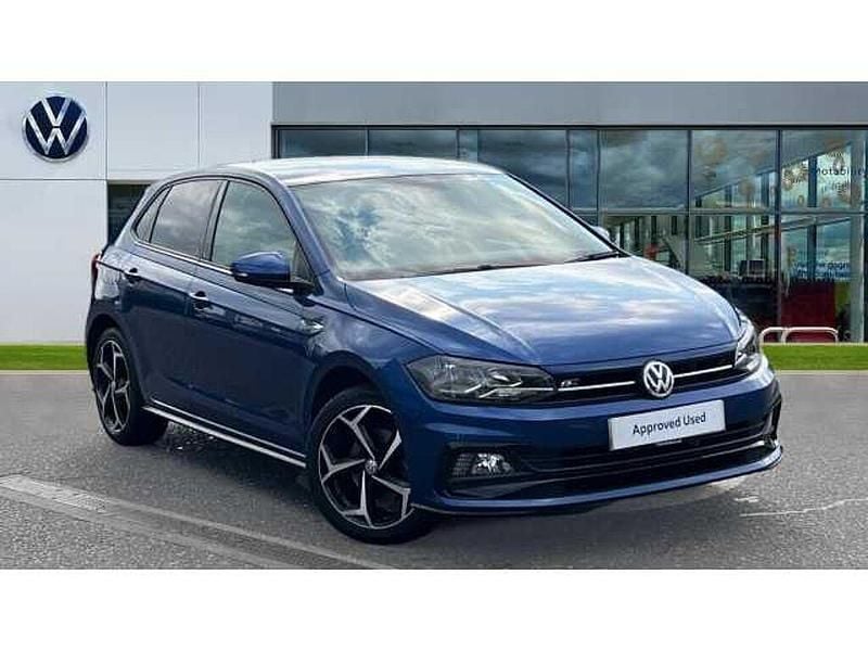 Blue Used 2019 VW Polo R-line Hatchback | £14,894 (Fair price) - Image 1/4
