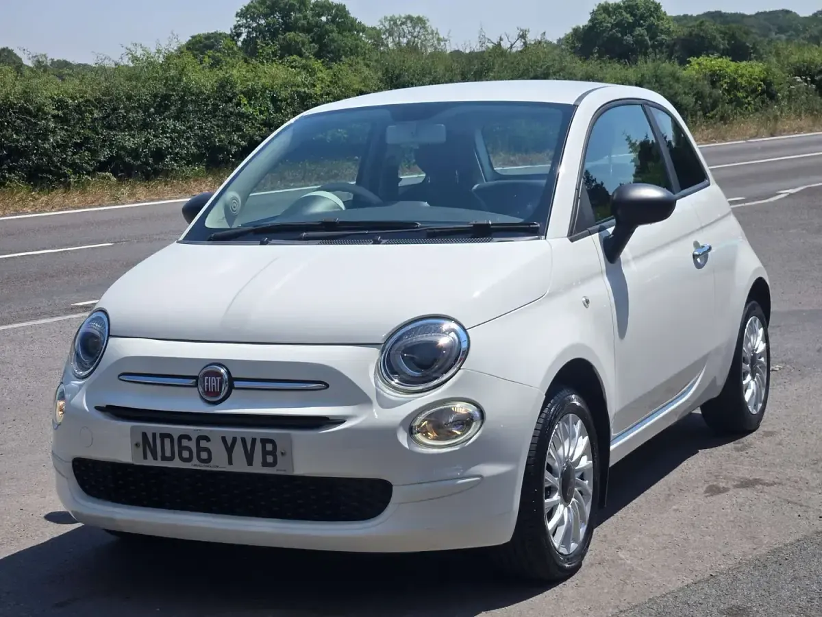 Used Fiat 500 Pop 69 HP (50 kW) 2017 White Hatchback