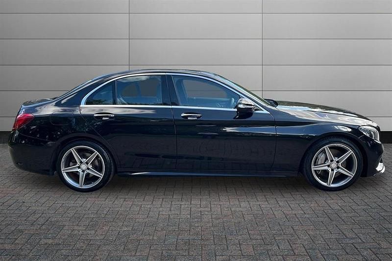 Used Mercedes C300 AMG Line Premium Plus 231 HP (169 kW) 2015 Obsidian black Sedan
