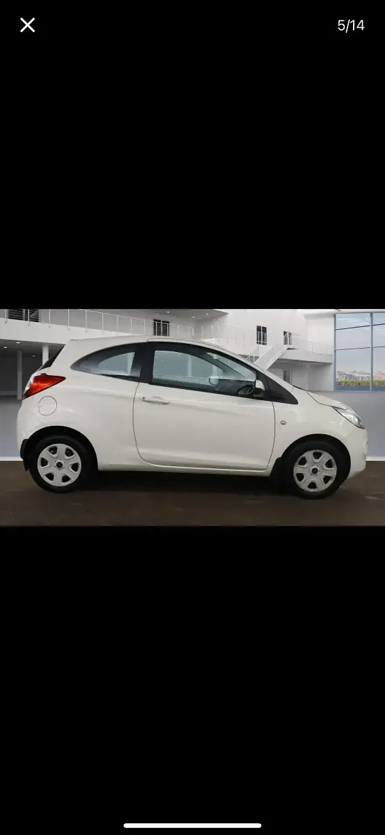Used Ford Ka 69 HP (50 kW) 2012 White Hatchback