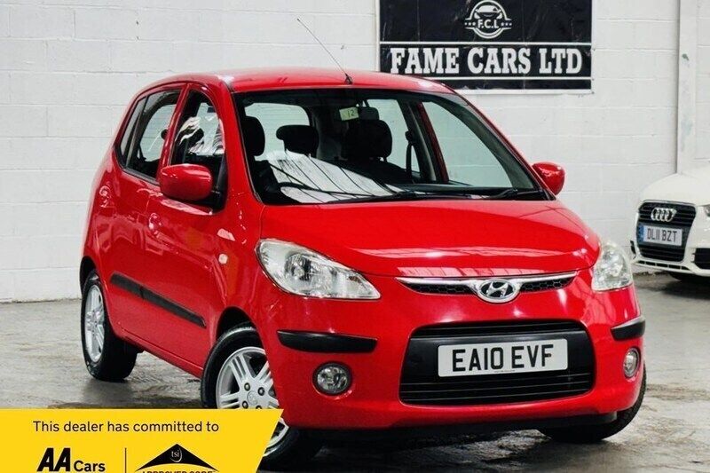 Red Used 2010 Hyundai i10 Comfort Hatchback | £4,500 (Fair price) - Image 1/1