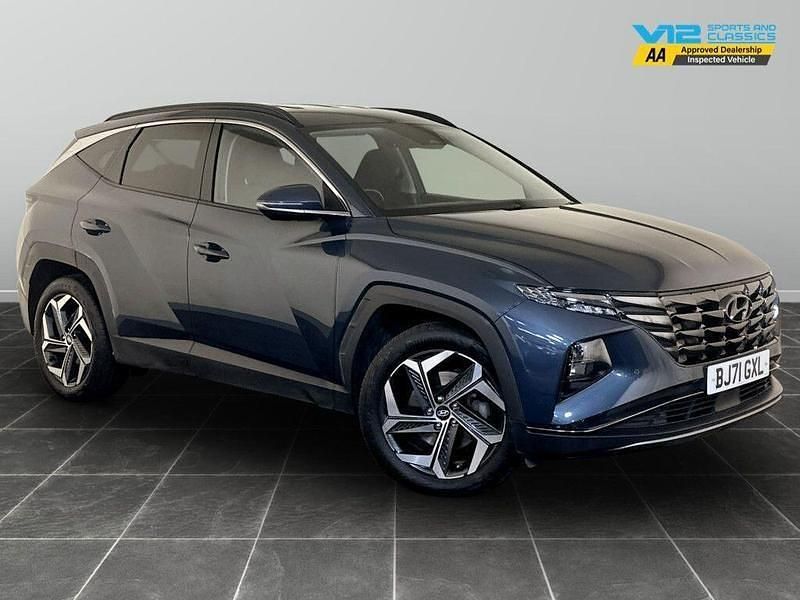 Blue Used 2021 Hyundai Tucson Premium SUV | £13,995 (Good price) - Image 1/2