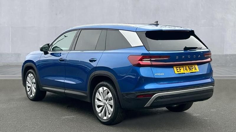 Used Skoda Kodiaq SE L 150 HP (110 kW) 2024 Race blue metallic SUV