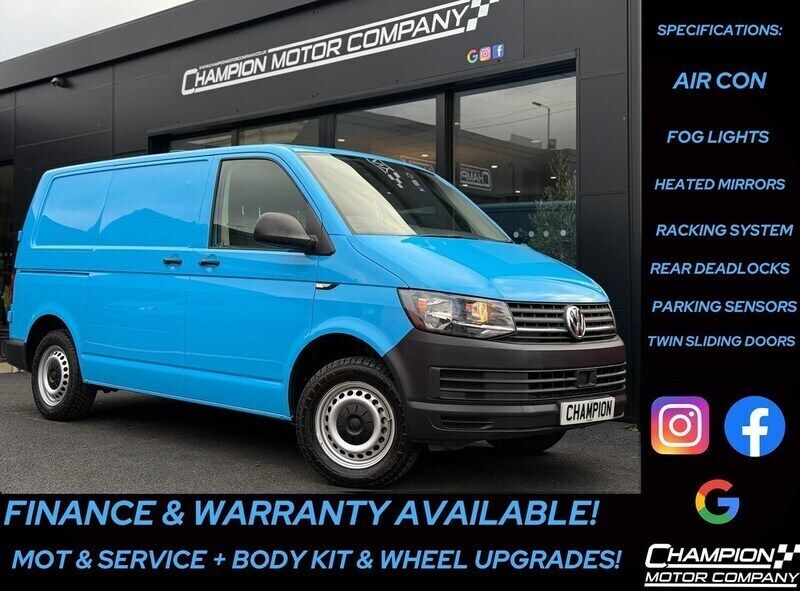 Blue Used 2018 VW T6 Startline Van | £14,790 (Super price) - Image 1/3