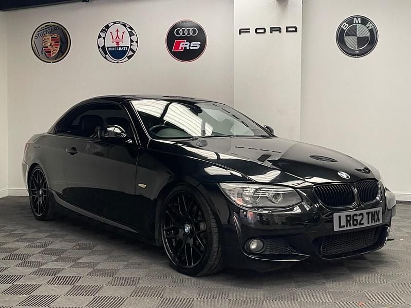 Black Used 2012 BMW 320 Cabriolet Sport Line Cabriolet | £5,495 (Super price) - Image 1/4