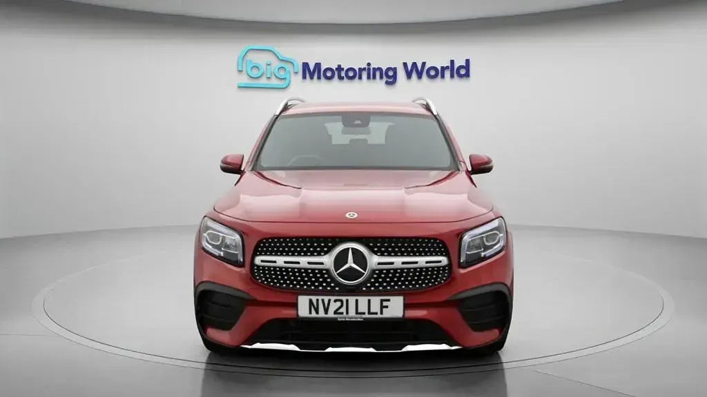 Used Mercedes GLB200 AMG line 163 HP (119 kW) 2021 Red SUV