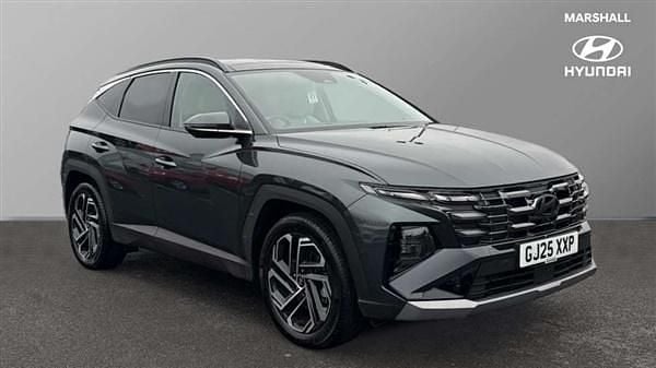 Cyprs green prl Used 2025 Hyundai Tucson Ultimate SUV | £28,525 (Expensive) - Image 1/4