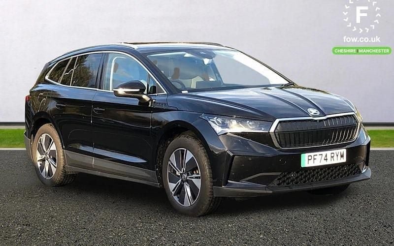 Black Used 2024 Skoda Enyaq iV Loft SUV | £29,399 (Fair price) - Image 1/4