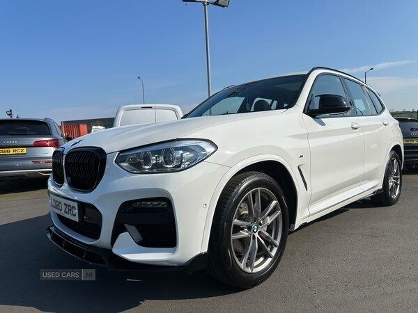 White Used 2020 BMW X3 M Sport SUV | £25,950 (Fair price) - Image 1/4