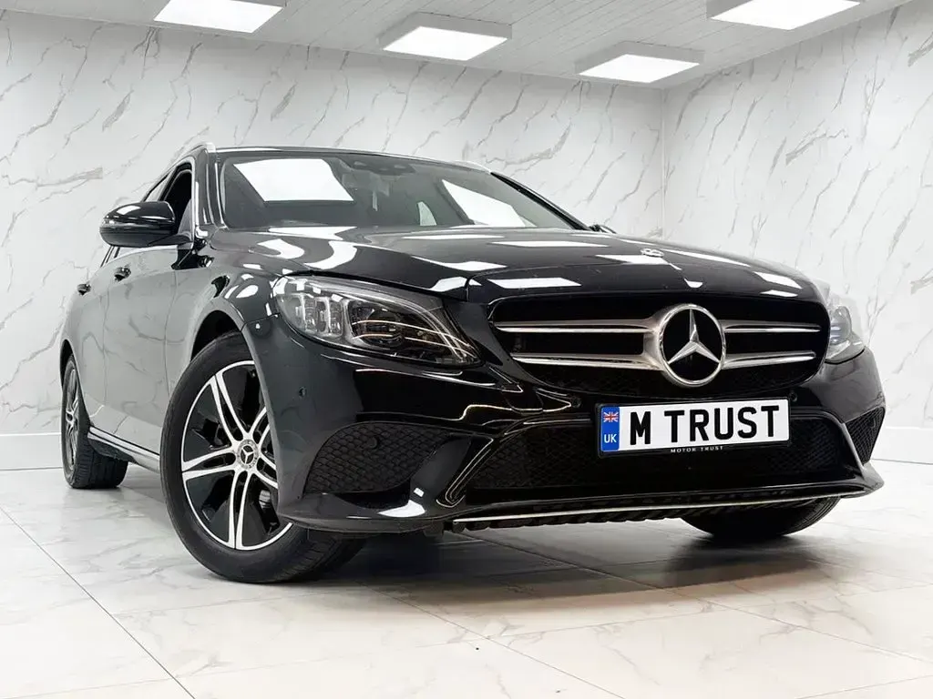 Used Mercedes C200 Premium 2019 Black Estate