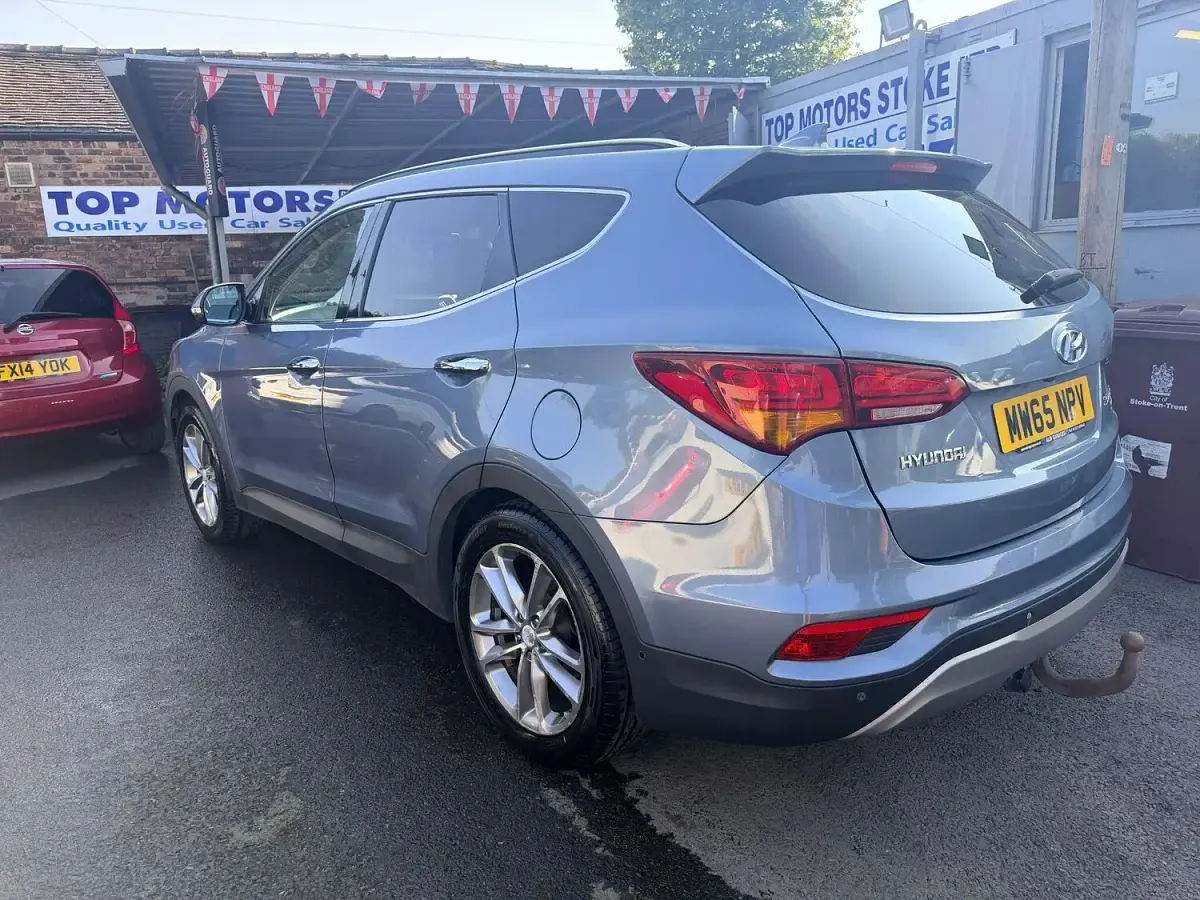 Used Hyundai Santa Fe Premium SE 2015 Blue SUV