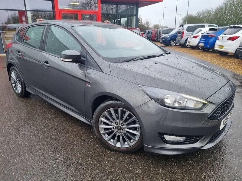 Grey Used 2018 Ford Focus ST-Line Hatchback | £9,495 (Fair price) - Image 1/4