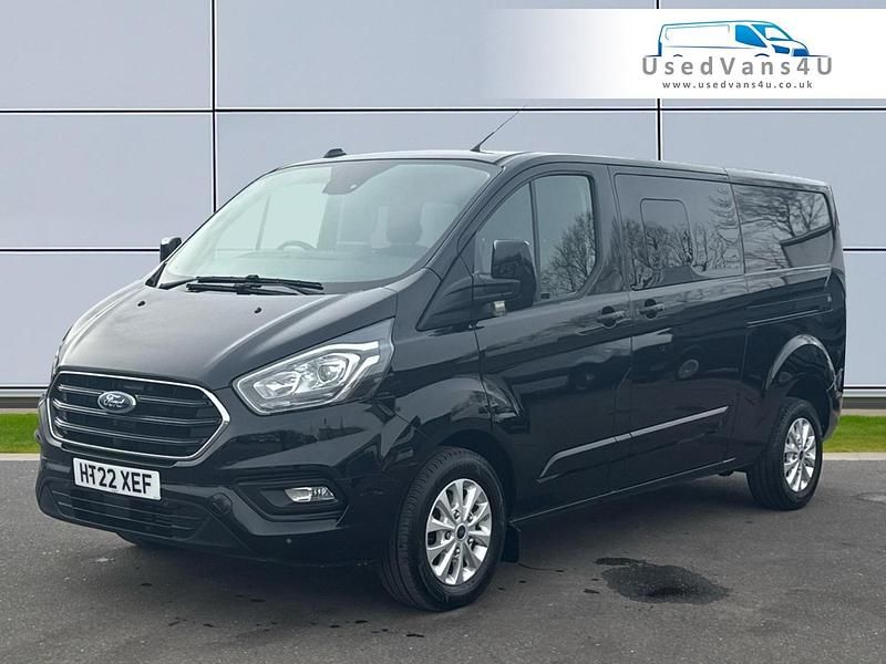 Used Ford Transit Custom Limited 130 HP (95 kW) 2022 Black Van