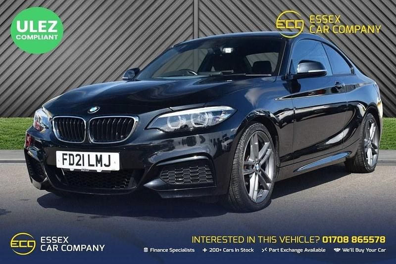Black Used 2021 BMW 218 M Sport Coupe | £16,700 (Good price) - Image 1/4