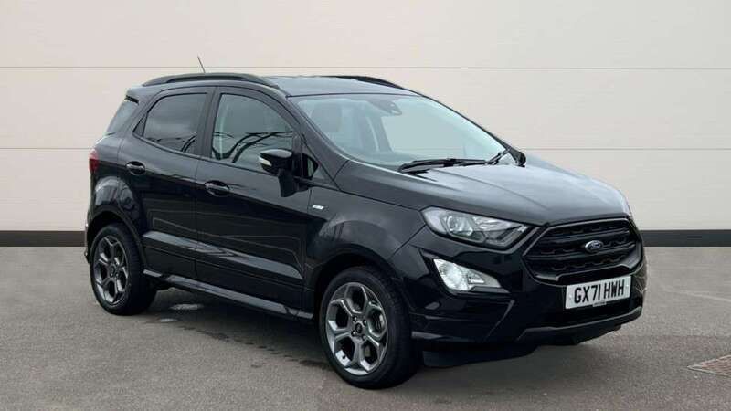 Black Used 2021 Ford Ecosport ST-Line SUV | £11,913 (Fair price) - Image 1/4