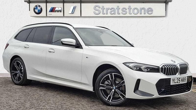 White New 2025 BMW 330e M Sport Estate | £38,750 (Fair price) - Image 1/3
