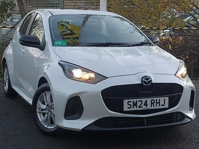 White Used 2024 Mazda 2 Center-Line Hatchback | £15,498 (Fair price) - Image 1/4