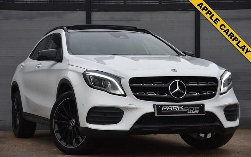 White Used 2018 Mercedes GLA250 AMG line SUV | £16,795 (Fair price) - Image 1/4