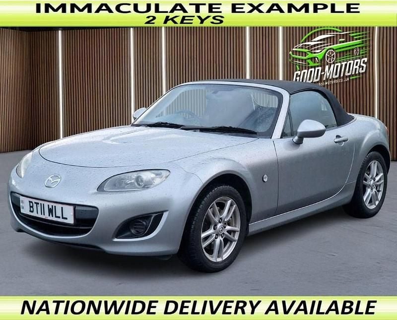 Silver Used 2011 Mazda MX5 Cabriolet | £4,577 (Super price) - Image 1/4