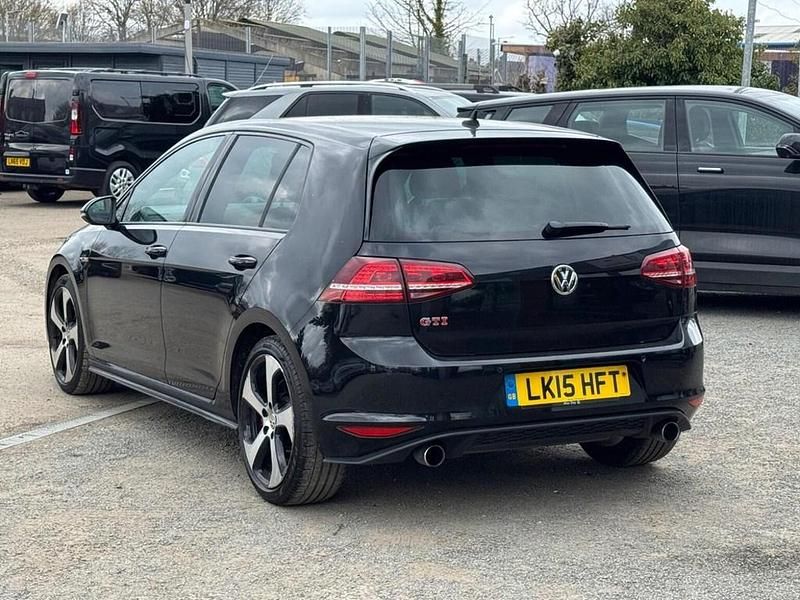 Used VW Golf VII GTI 2015 Black Hatchback