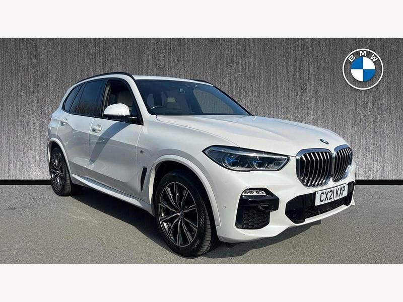 Used BMW X5 M Sport 389 HP (286 kW) 2021 White SUV