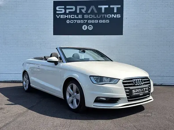 Used Audi A3 Cabriolet Sport 2015 White Cabriolet