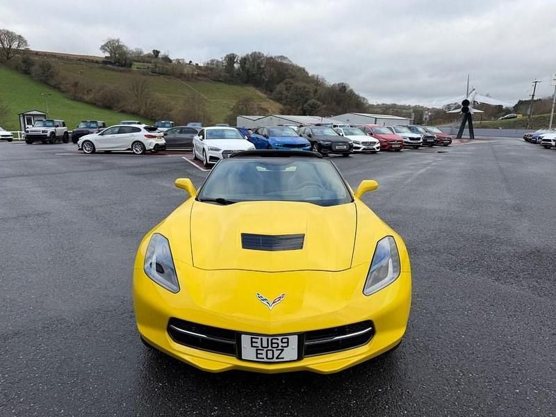 Used Chevrolet Corvette C7 2019 Yellow Coupe