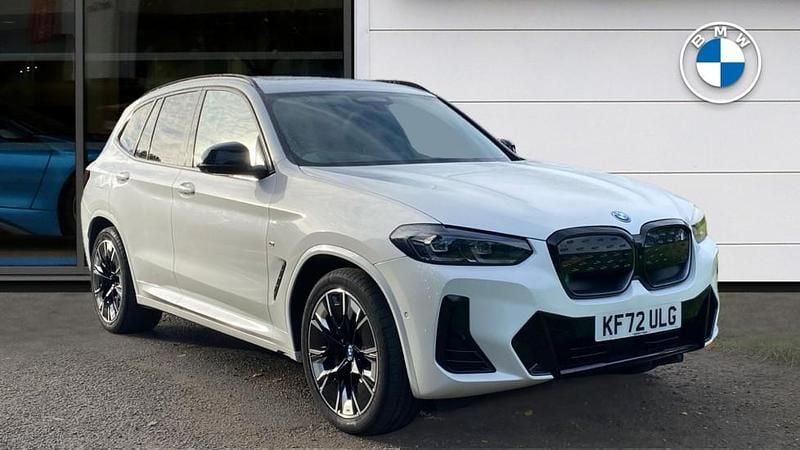 White Used 2022 BMW iX3 M Sport SUV | £31,806 (Fair price) - Image 1/4