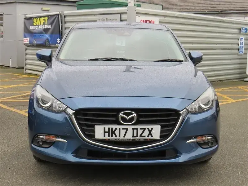 Begagnad Mazda 3 121 HK (88 kW) 2017 Blå Halvkombi