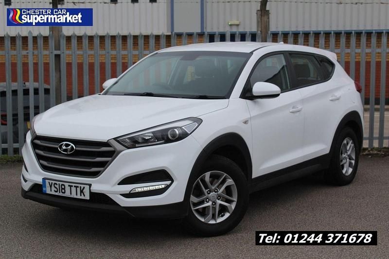 Used Hyundai Tucson 116 HP (85 kW) 2018 White SUV