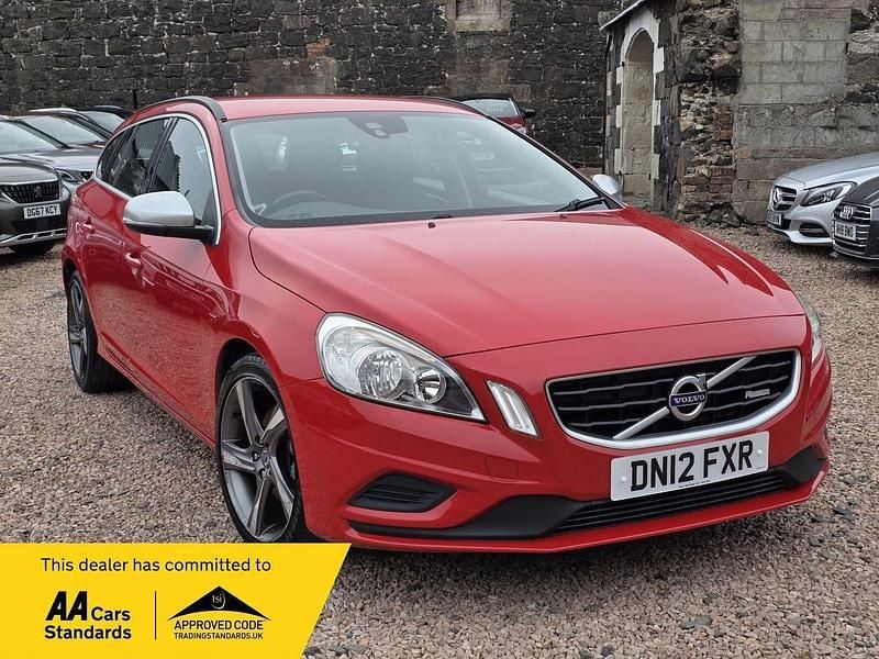 Red Used 2012 Volvo V60 R-Design Estate | £6,450 (Fair price) - Image 1/4