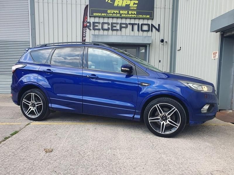 Blue Used 2018 Ford Kuga ST-Line SUV | £9,650 (Good price) - Image 1/4