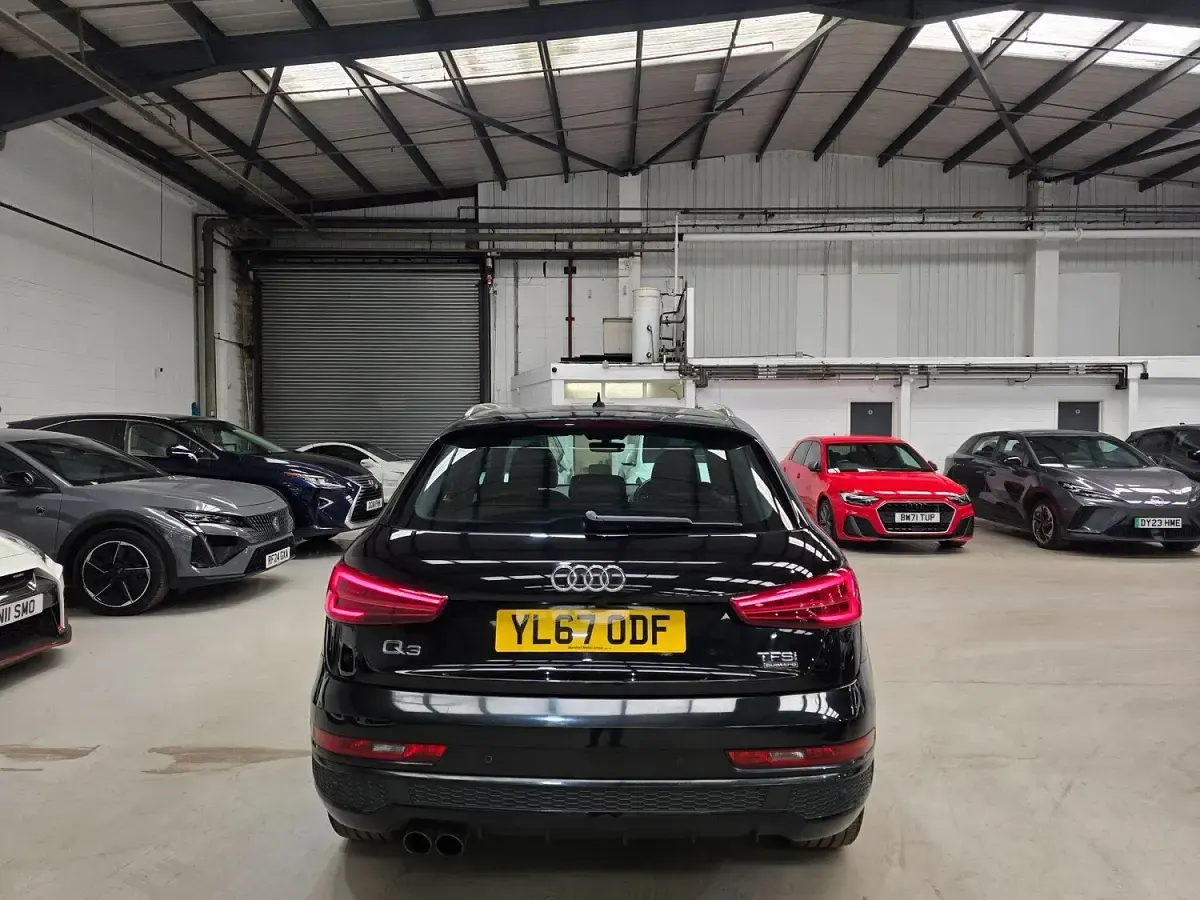 Used Audi Q3 S-Line 180 HP (132 kW) 2017 Black SUV